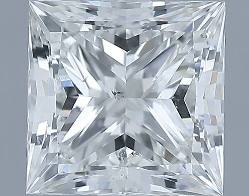 1.52ct I SI2 Rare Carat Ideal Cut Princess Diamond