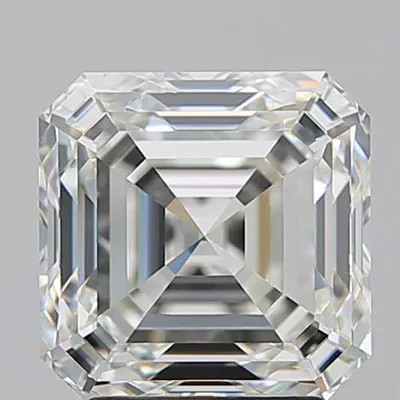 3.50ct I IF Rare Carat Ideal Cut Asscher Diamond