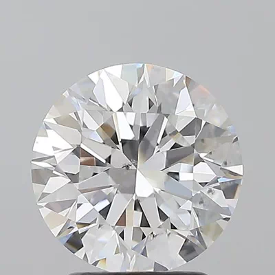 2.09ct E SI1 Rare Carat Ideal Cut Round Diamond