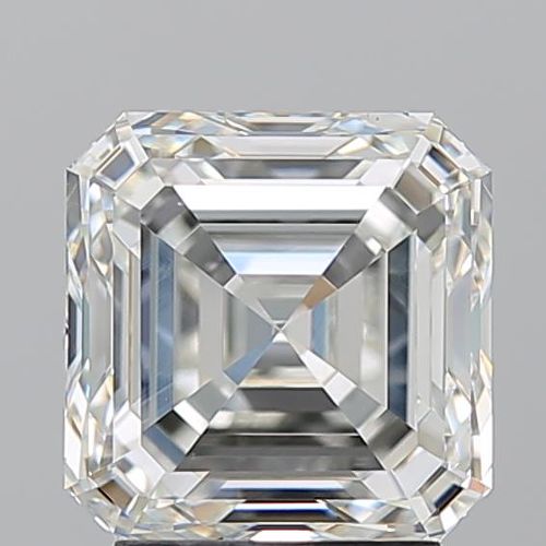 3.05ct I SI1 Rare Carat Ideal Cut Asscher Diamond