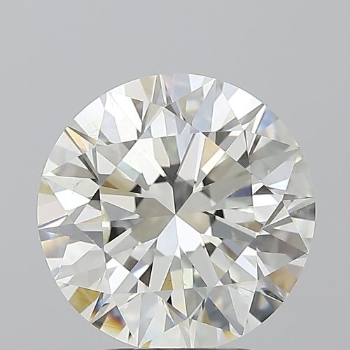 3.01ct K VS2 Rare Carat Ideal Cut Round Diamond
