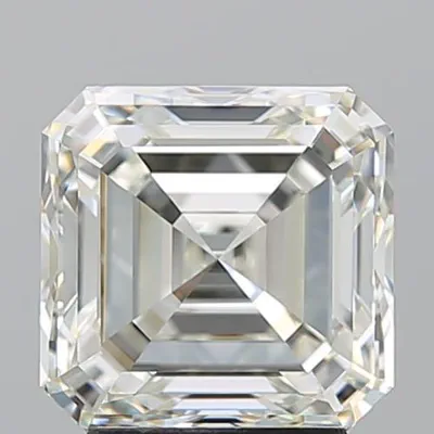 3.23ct K VS1 Rare Carat Ideal Cut Asscher Diamond