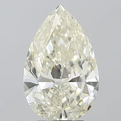 3.01ct J SI2 Very Good Cut Pear Diamond
