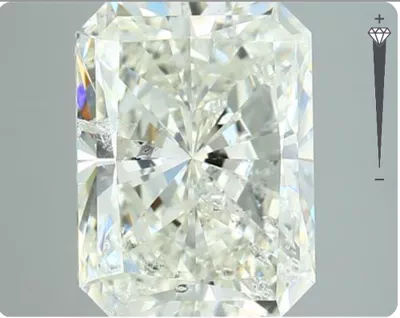 3.00ct I SI2 Very Good Cut Radiant Diamond