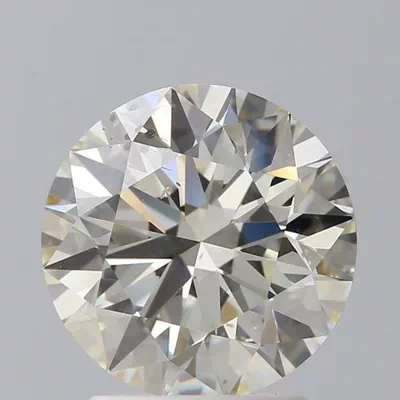 2.04ct K SI1 Rare Carat Ideal Cut Round Diamond