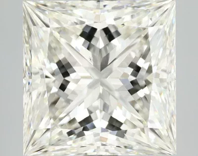 5.10ct I VS2 Rare Carat Ideal Cut Princess Diamond