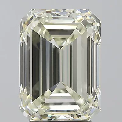 3.51ct K VS1 Rare Carat Ideal Cut Emerald Diamond