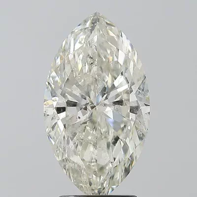 3.02ct I SI2 Rare Carat Ideal Cut Marquise Diamond