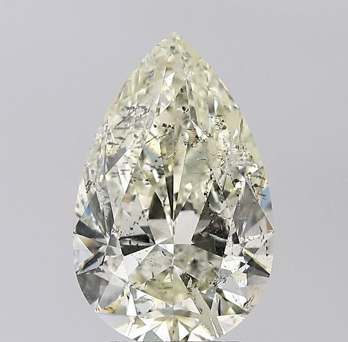 3.50ct K SI2 Rare Carat Ideal Cut Pear Diamond