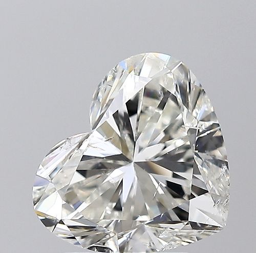 3.01ct H SI2 Very Good Cut Heart Diamond