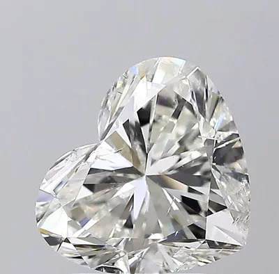 3.01ct H SI2 Very Good Cut Heart Diamond