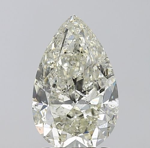 2.01ct J SI2 Rare Carat Ideal Cut Pear Diamond