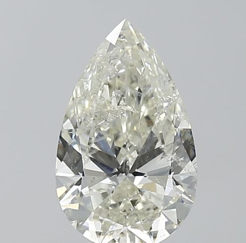 2.01ct J SI2 Rare Carat Ideal Cut Pear Diamond