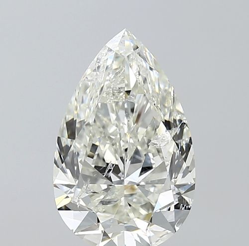3.00ct I SI2 Rare Carat Ideal Cut Pear Diamond