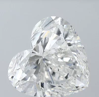 5.01ct G SI2 Rare Carat Ideal Cut Heart Diamond