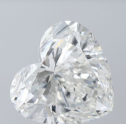 5.01ct G SI2 Rare Carat Ideal Cut Heart Diamond