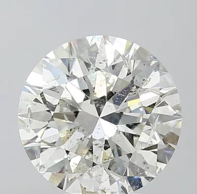 4.71ct H SI2 Rare Carat Ideal Cut Round Diamond
