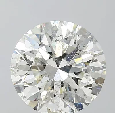 4.71ct H SI2 Rare Carat Ideal Cut Round Diamond