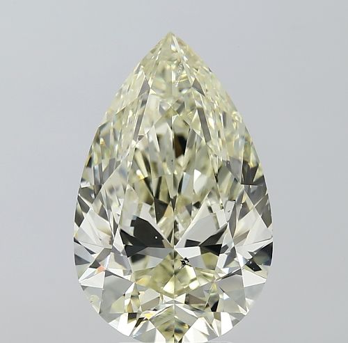 6.01ct J SI1 Rare Carat Ideal Cut Pear Diamond