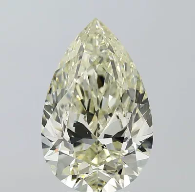 6.01ct J SI1 Rare Carat Ideal Cut Pear Diamond