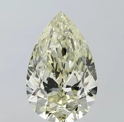 6.01ct J SI1 Rare Carat Ideal Cut Pear Diamond