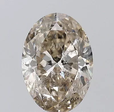 2.01ct K SI2 Rare Carat Ideal Cut Oval Diamond