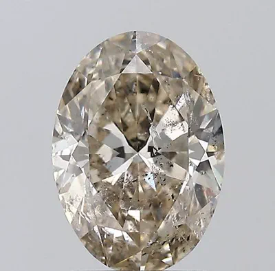 2.01ct K SI2 Rare Carat Ideal Cut Oval Diamond