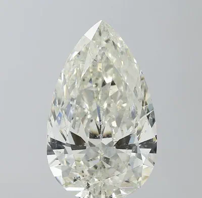 10.01ct J SI2 Very Good Cut Pear Diamond