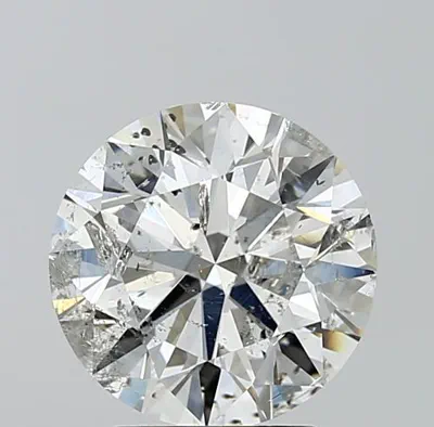 3.01ct G SI2 Rare Carat Ideal Cut Round Diamond