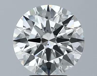 3.71ct H VS2 Rare Carat Ideal Cut Round Lab Grown Diamond