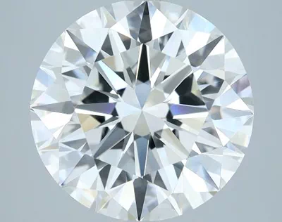 4.04ct F VVS2 Rare Carat Ideal Cut Round Diamond