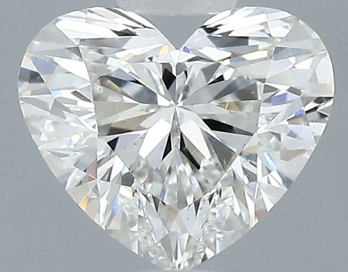 0.62ct H SI1 Rare Carat Ideal Cut Heart Diamond