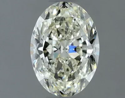 0.91ct J SI1 Very Good Cut Oval Diamond