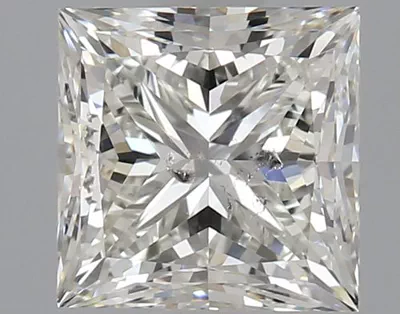 2.00ct J SI2 Rare Carat Ideal Cut Princess Diamond