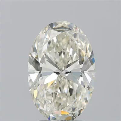 3.21ct K VVS1 Rare Carat Ideal Cut Oval Diamond