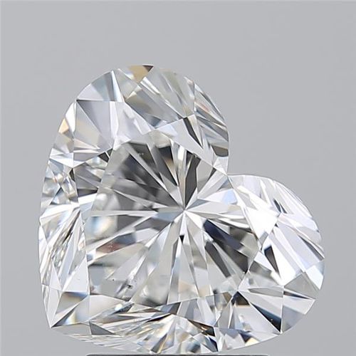 3.24ct G SI1 Rare Carat Ideal Cut Heart Diamond