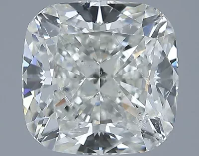3.01ct K SI2 Rare Carat Ideal Cut Cushion Diamond