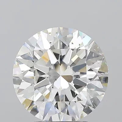 3.01ct F SI1 Rare Carat Ideal Cut Round Diamond