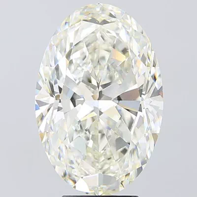 6.01ct K VS2 Rare Carat Ideal Cut Oval Diamond