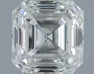 0.89ct J SI1 Very Good Cut Asscher Diamond