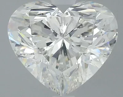 3.06ct I SI2 Rare Carat Ideal Cut Heart Diamond