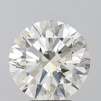 3.70ct J VS2 Rare Carat Ideal Cut Round Diamond