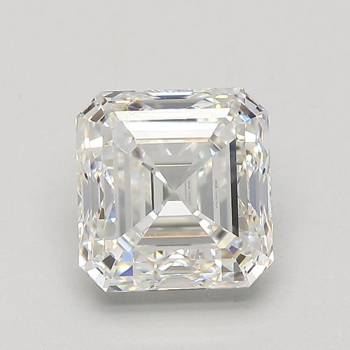 2.70ct H VVS2 Rare Carat Ideal Cut Asscher Diamond