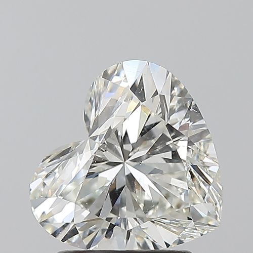 1.71ct J SI2 Rare Carat Ideal Cut Heart Diamond