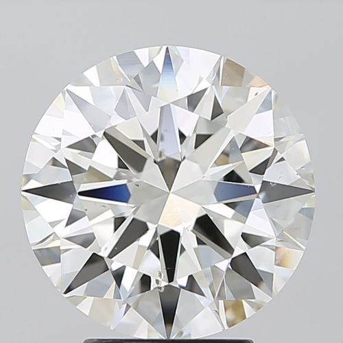 4.01ct K SI1 Rare Carat Ideal Cut Round Diamond
