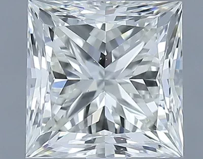 2.00ct K VS2 Rare Carat Ideal Cut Princess Diamond