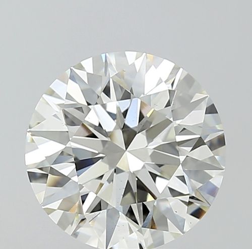 3.01ct K VS2 Rare Carat Ideal Cut Round Diamond