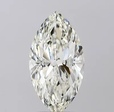 3.51ct K SI2 Rare Carat Ideal Cut Marquise Diamond