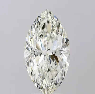 3.51ct K SI2 Rare Carat Ideal Cut Marquise Diamond