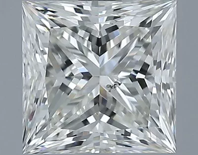 1.51ct K SI2 Rare Carat Ideal Cut Princess Diamond